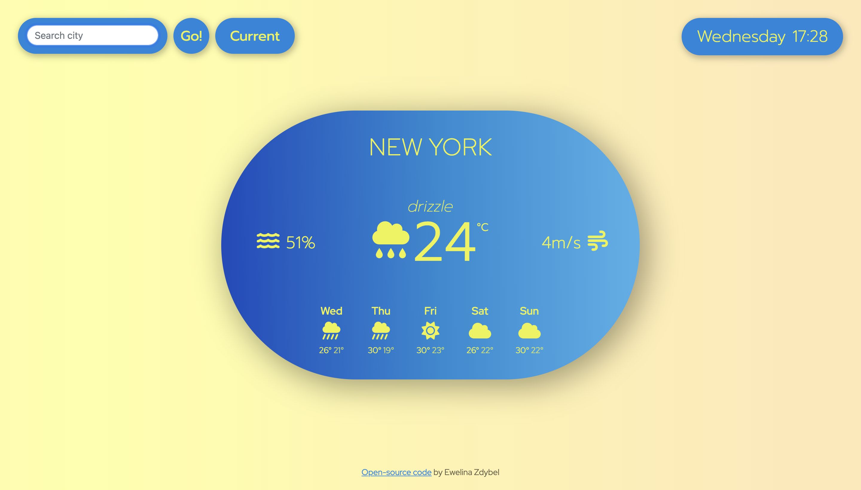 Weather app project